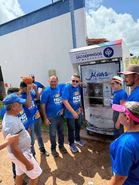 Inauguração da máquina Comunitá em parceria com a prefeitura