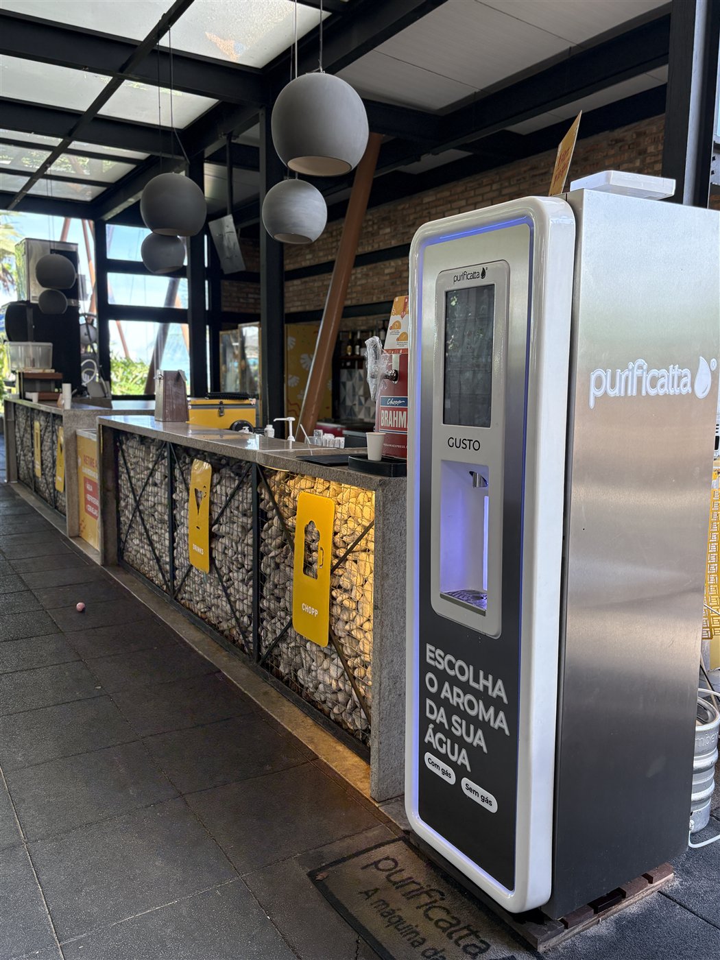 Purificatta Gusto em lounge e área de lazer